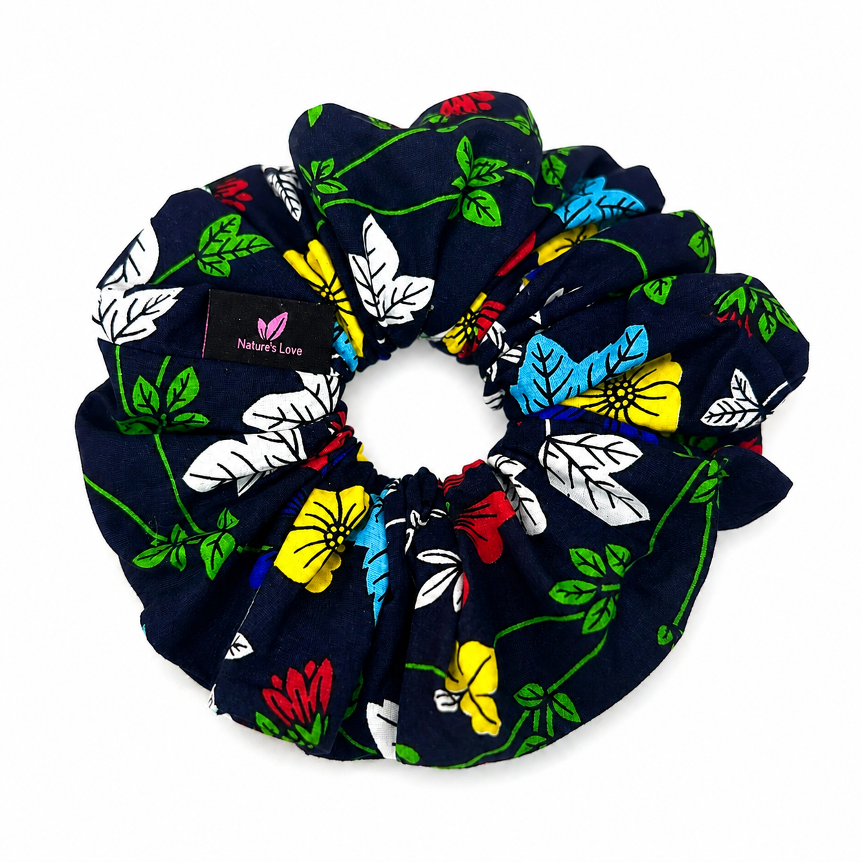 Wild Flower Hair Scrunchie